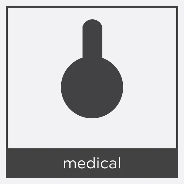 Icono médico aislado sobre fondo blanco — Vector de stock