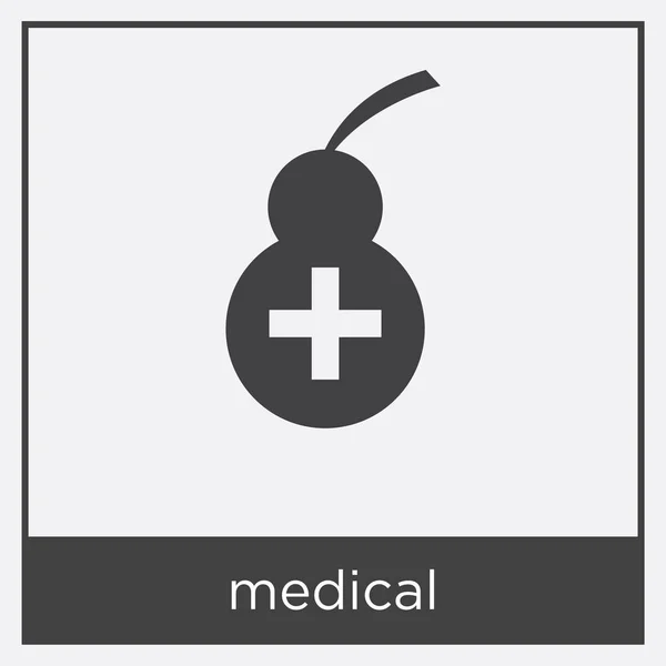 Icône médicale isolée sur fond blanc — Image vectorielle