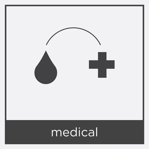 Lékařské ikona izolovaných na bílém pozadí — Stockový vektor