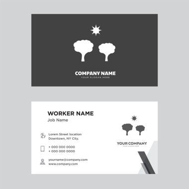 ağaç kartvizit tasarımı