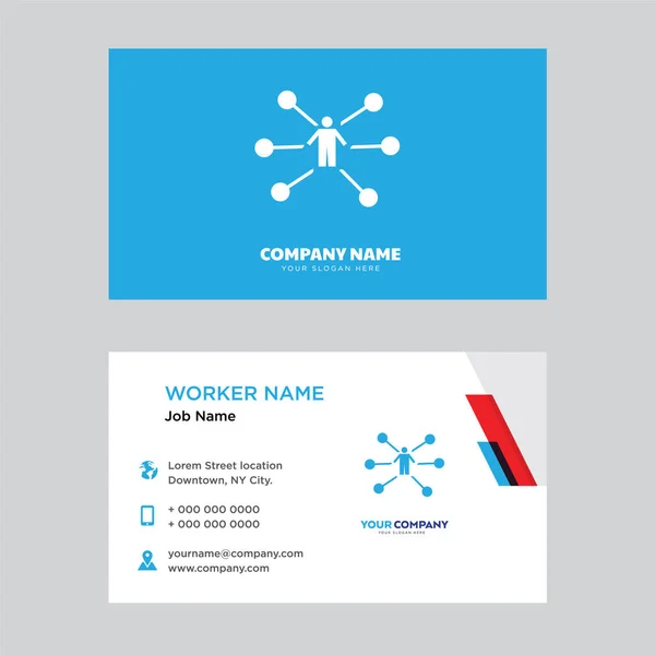 Distributor business card design — Stock Vector