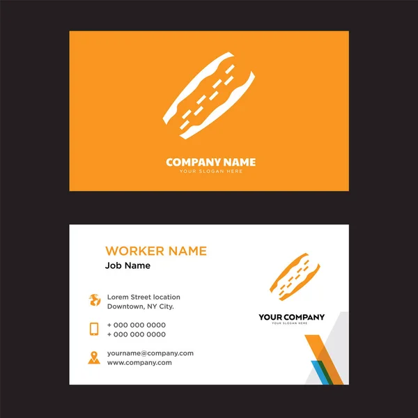 Koleszterin business card tervezés — Stock Vector
