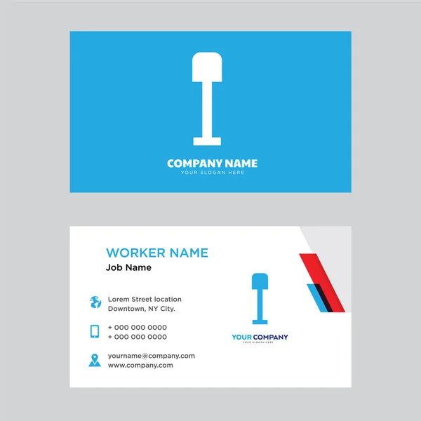 Lapát business card tervezés — Stock Vector