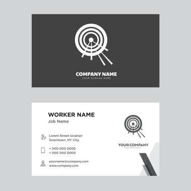 Hedef kartvizit tasarımı