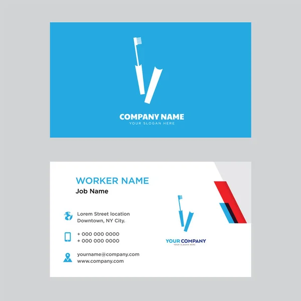 Szempillafesték szem smink business card tervezés — Stock Vector