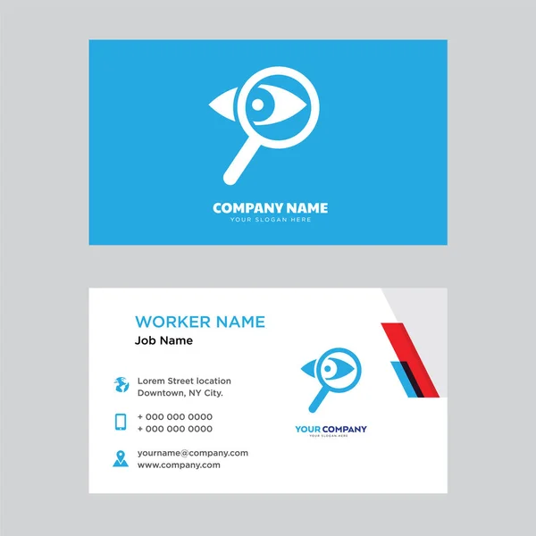 Keresés business card tervezés — Stock Vector