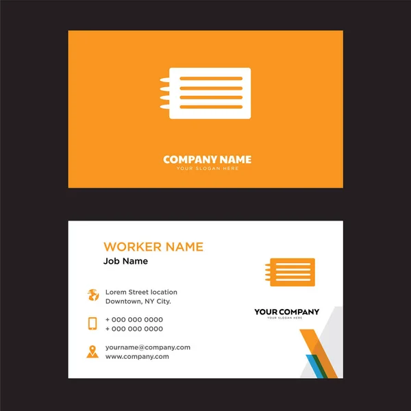Tudomány business card tervezés — Stock Vector