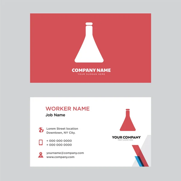 Química design de cartão de visita — Vetor de Stock