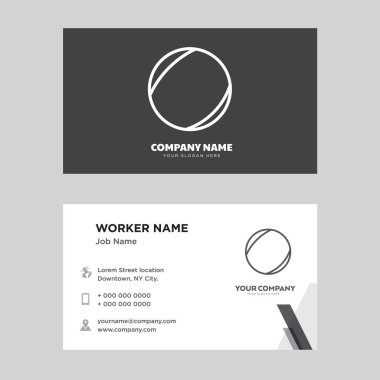 Futbol topu kartvizit tasarımı