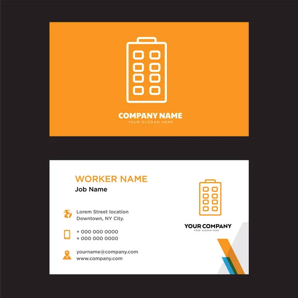 Távirányító business card tervezés — Stock Vector