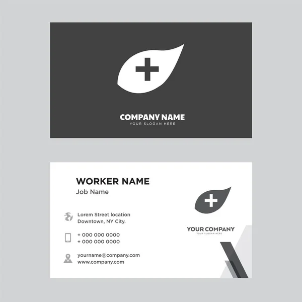 医療のビジネス カードのデザイン — ストックベクタ