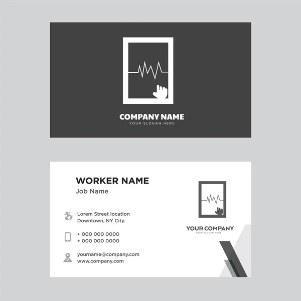Medical business card design — Stock Vector