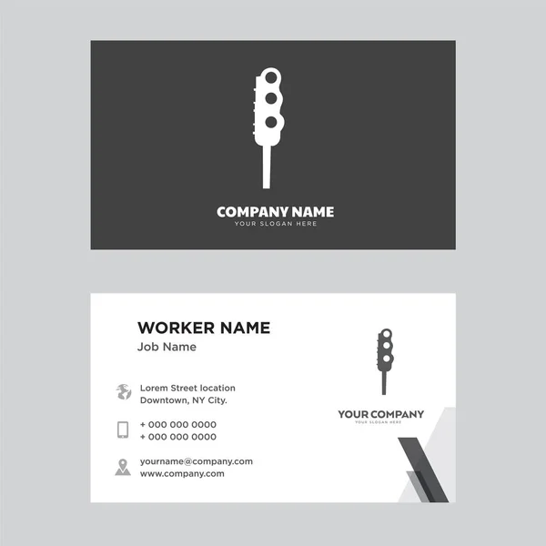 Stoplight business card design — Stock Vector