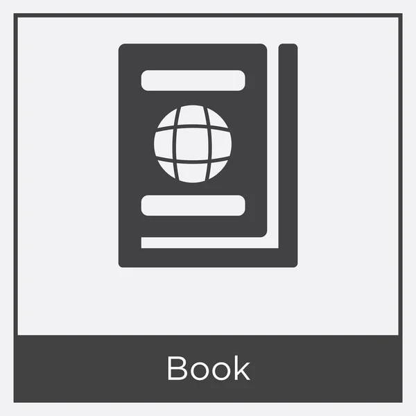 Buch-Symbol isoliert auf weißem Hintergrund — Stockvektor