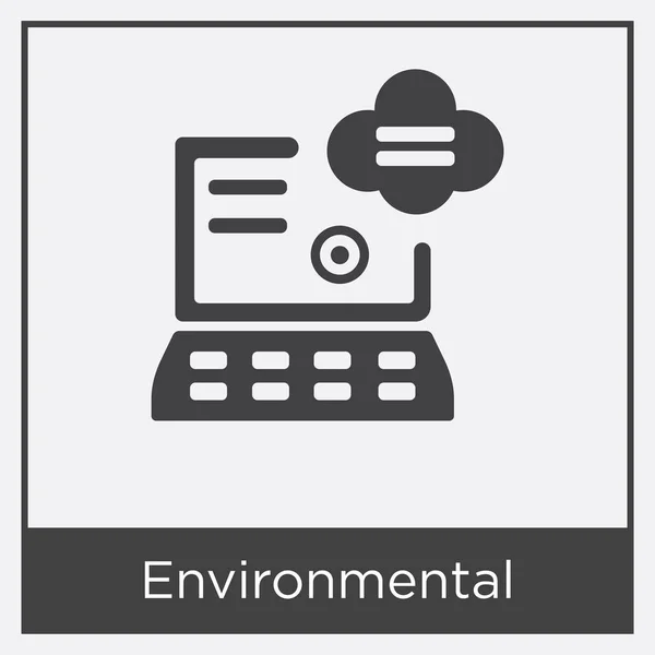 Ochrony środowiska ikona na białym tle — Wektor stockowy