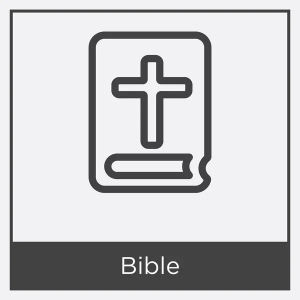 Bible icon isolated on white background — Stock Vector