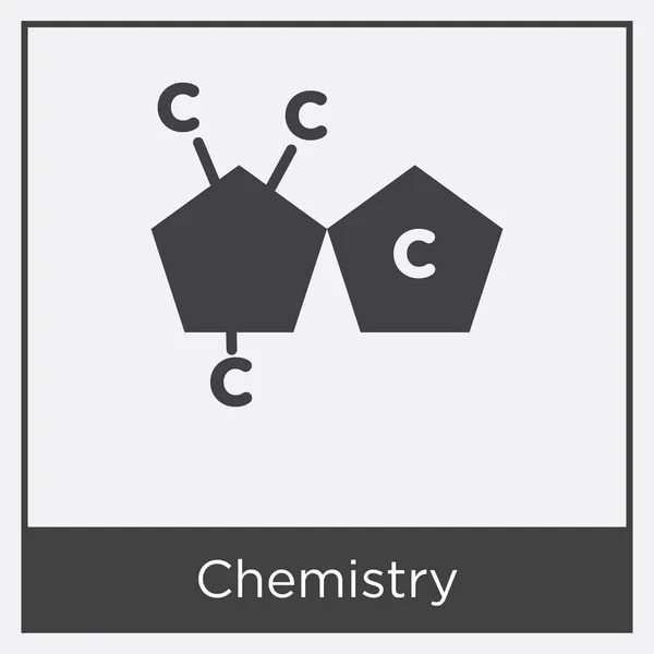 Chemistry icon isolated on white background — Stock Vector