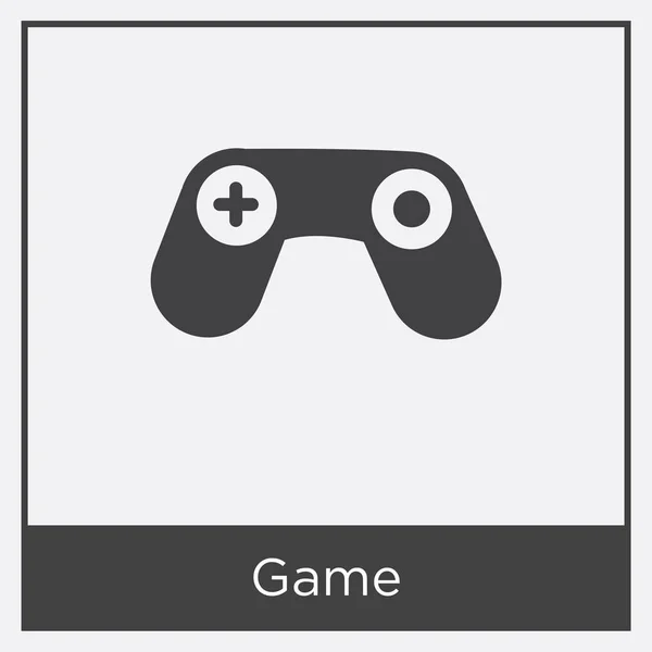 Icône de jeu isolé sur fond blanc — Image vectorielle
