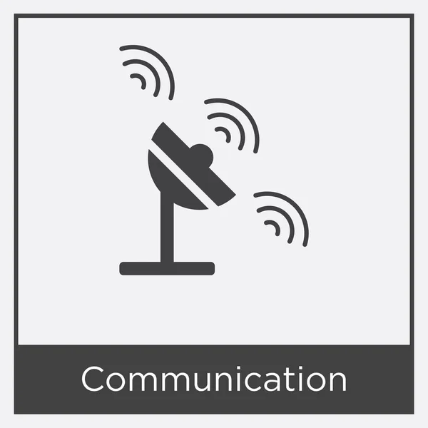 Kommunikationsikone isoliert auf weißem Hintergrund — Stockvektor
