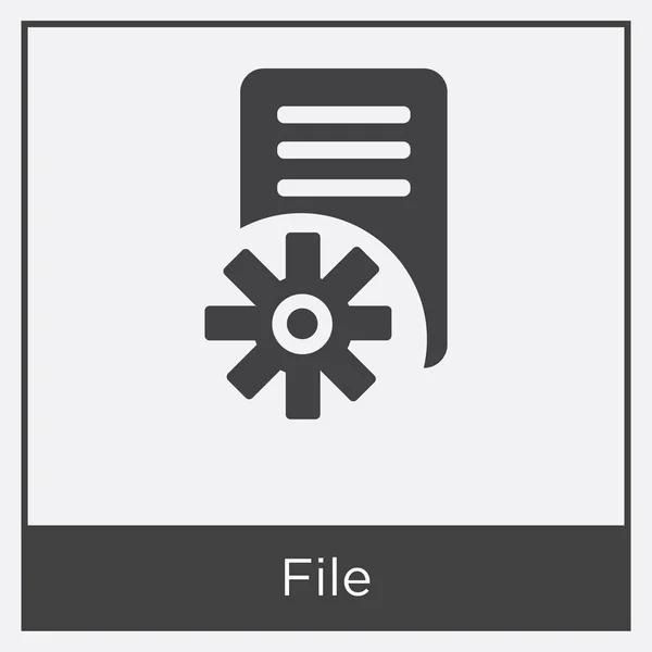 File icon isolated on white background — Stock Vector