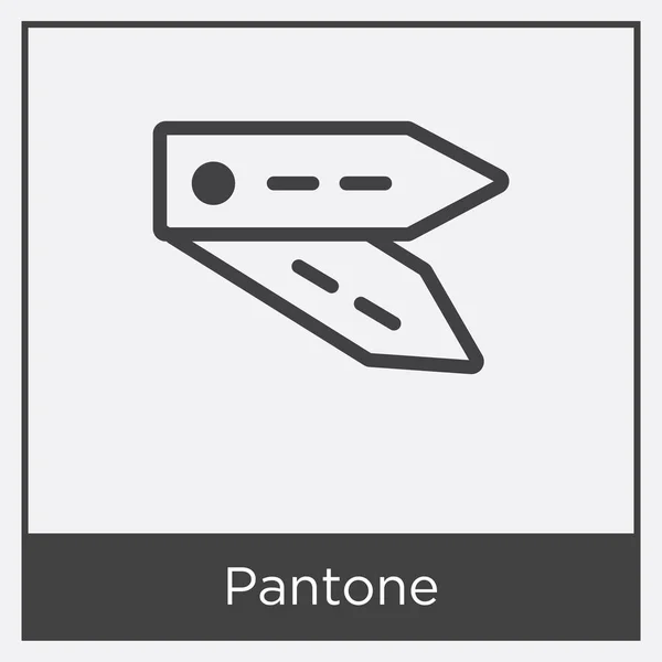 PANTONE ikona na białym tle — Wektor stockowy