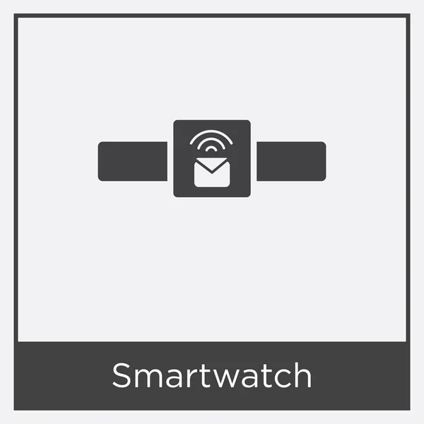 Smartwatch-Symbol isoliert auf weißem Hintergrund — Stockvektor