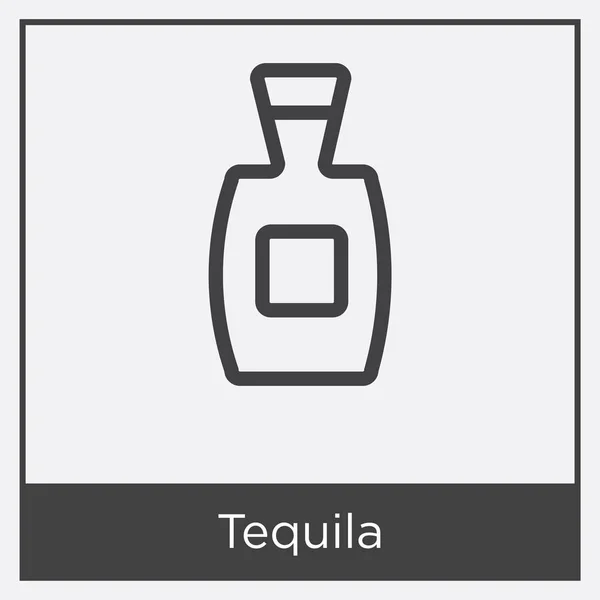 Icône de tequila isolée sur fond blanc — Image vectorielle