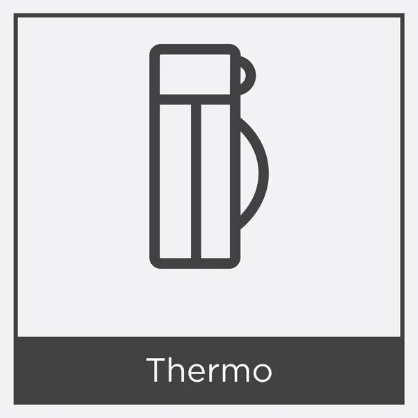 Thermo ikona na białym tle — Wektor stockowy