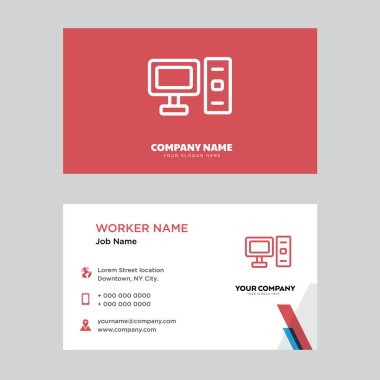 bilgisayar kartvizit tasarımı