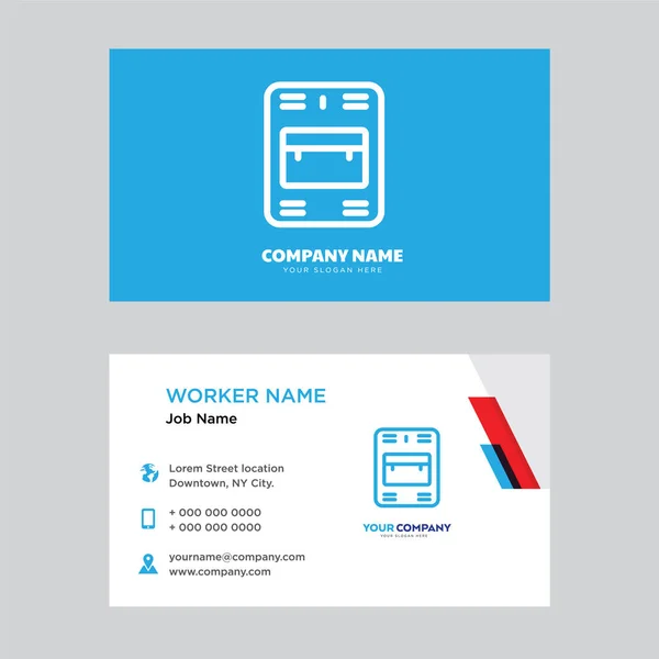 Dishwasher business card design — Stock Vector