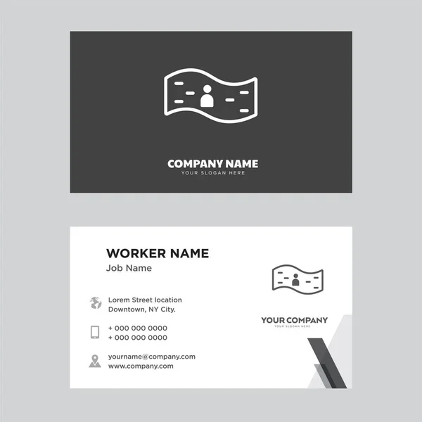 Design de cartão de visita Banner — Vetor de Stock