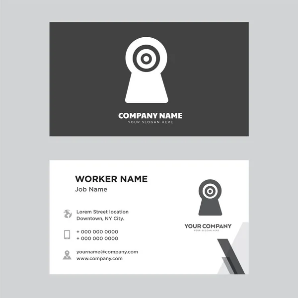 Webcam business card design — Stock Vector