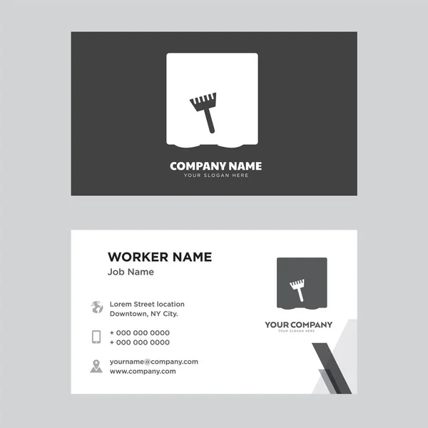 Window business card design — Stock Vector
