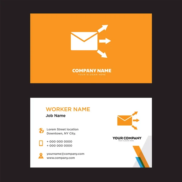 फॉरवर्ड मेल व्यवसाय कार्ड डिझाइन — स्टॉक व्हेक्टर