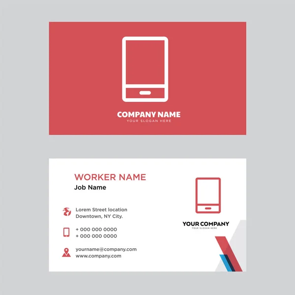 Phone business card design — Stock Vector
