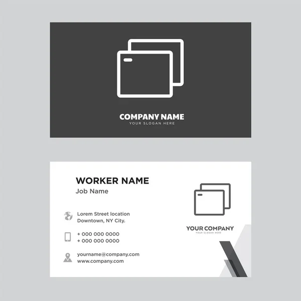 Καρτέλα σχεδιασμός επαγγελματικής κάρτας — Διανυσματικό Αρχείο
