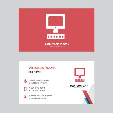 bilgisayar kartvizit tasarımı