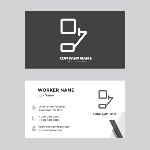 Bell business card design — Stock Vector