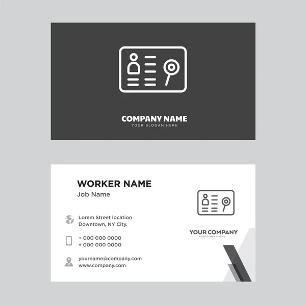 人材ビジネス カードのデザイン — ストックベクタ