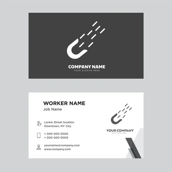 Magnet business card design — Stock Vector