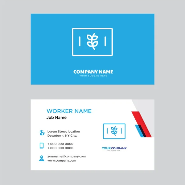 Wheat business card design — Stock Vector