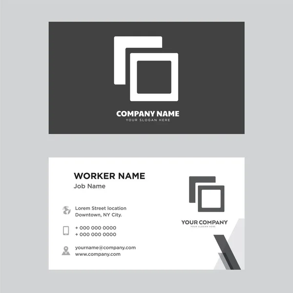 ポラロイドのビジネス カードのデザイン — ストックベクタ