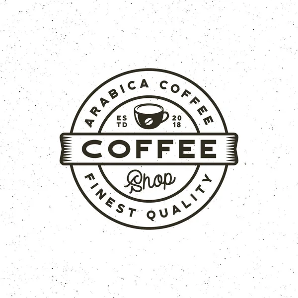 Étiquette de café vintage moderne. illustration vectorielle — Image vectorielle