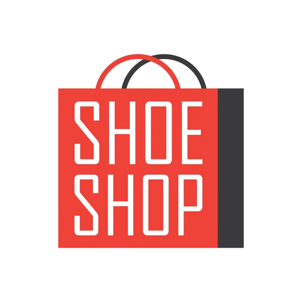 Logo wektorowe sklepu obuwniczego i trampków — Wektor stockowy