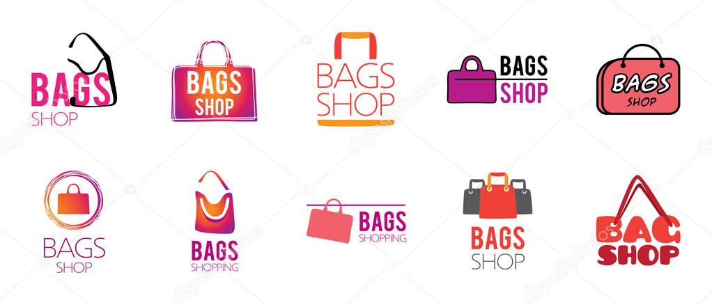 Vector logo for women handbags store