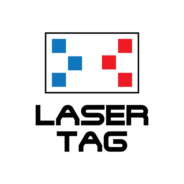 Vector logo voor laser tag en airsoft — Stockvector