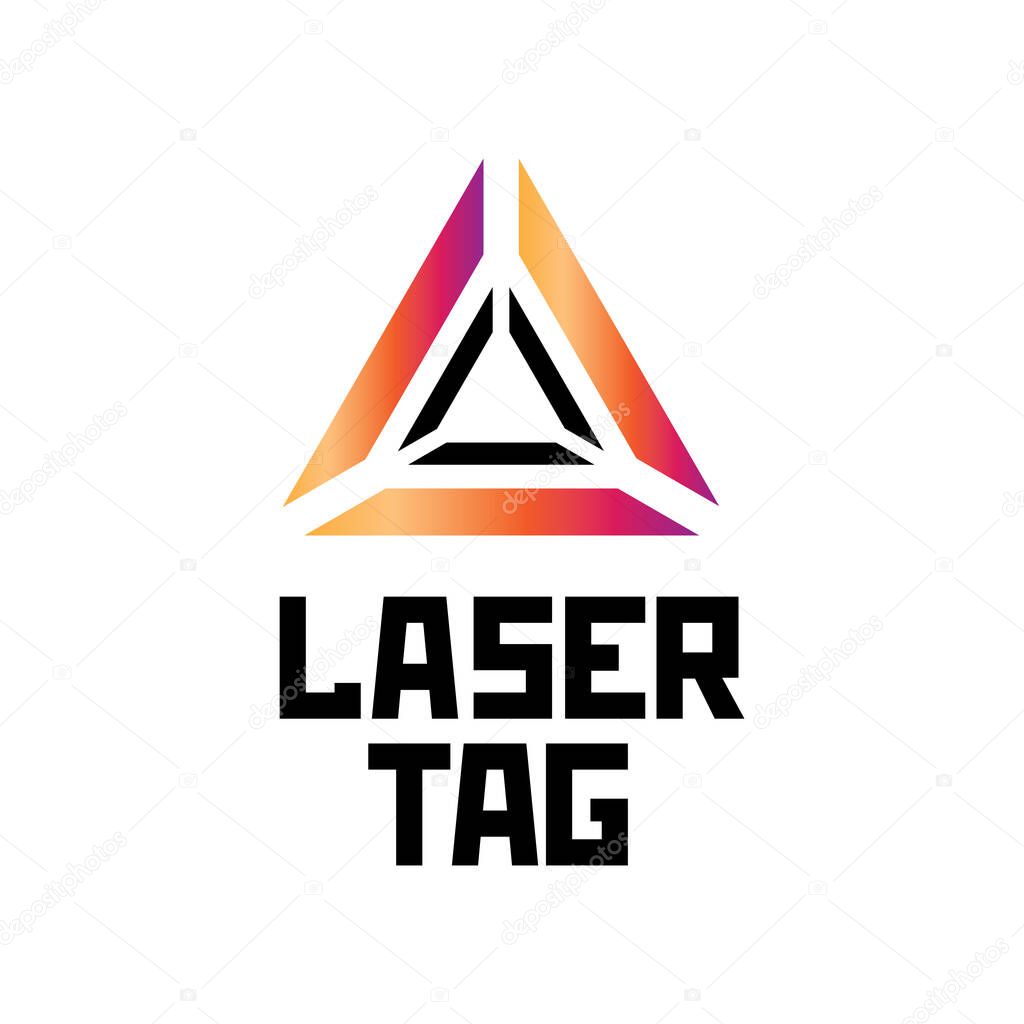 Vector logo for laser tag