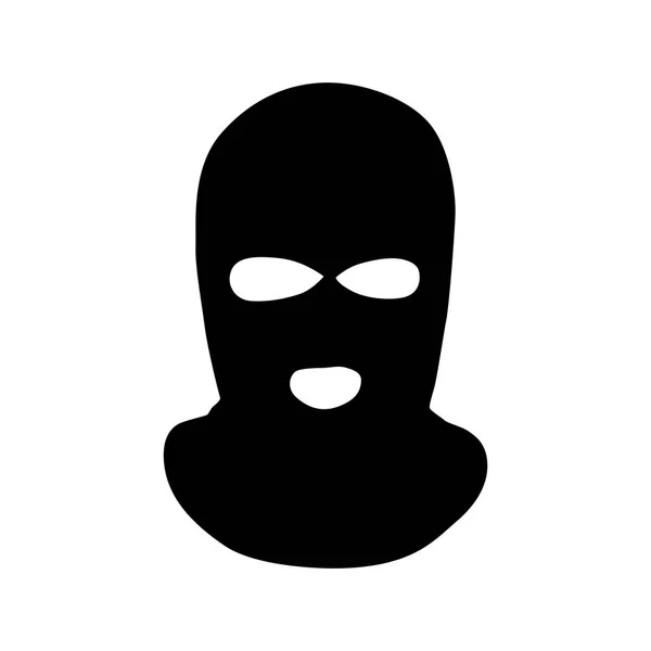 Vector masks of criminals, bandits and mafia — Stock Vector