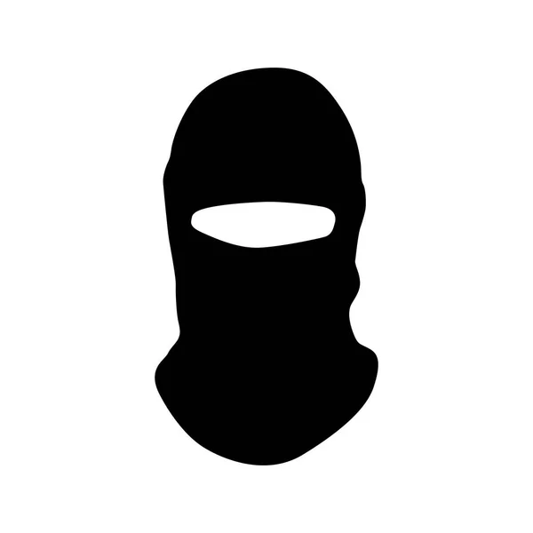 Máscaras vectoriales de criminales, bandidos y mafia — Vector de stock