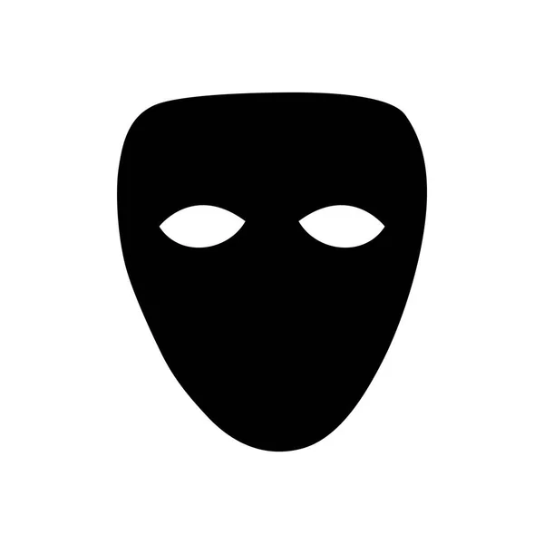 Vectormaskers van criminelen, bandieten en maffia — Stockvector